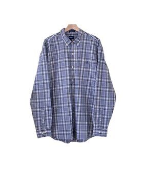 Gant Beacons Project Shirt Men 3XL Plaid LS Sustainable Sea Plastic Outdoor Edgy